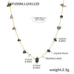 Natural Stone Chip Necklace or Bracelet