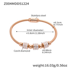 Cubic Zirconia Open Bangle Designs