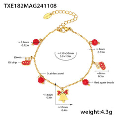 Christmas Bell Charm Jewelry