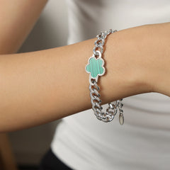 Flower Accent Necklace or Bracelet