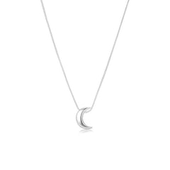 Marielle Minimalist Moon Pendant Necklace