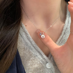 Nicolette Romantic Smiley Necklace
