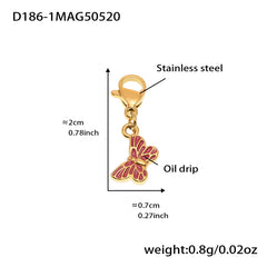 Enamel Charm Bracelet, Anklet or Pendant Pack