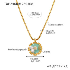 Rose Enamel Pendant and Ring Designs