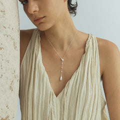 Camille Vintage-Inspired Teardrop Necklace