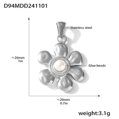 18K Gold-Plated Sculptural Pendant Charm