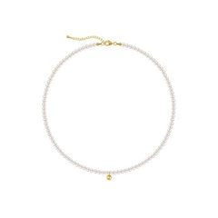 Camille Vintage-Inspired Pearl Choker Necklace No. 337851
