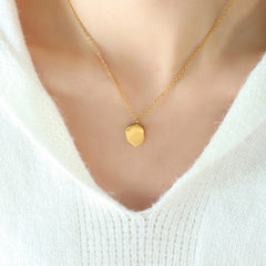 Gold-Tone Geometric Coin Pendant Designs
