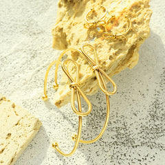 Bow Detail Open Ring