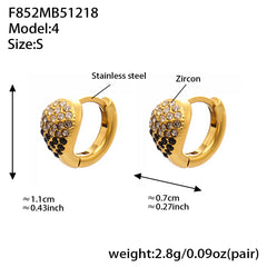18K Gold-Plated Cubic Zirconia Teardrop Earrings