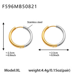 Polished Minimal Huggie Hoop Earrings