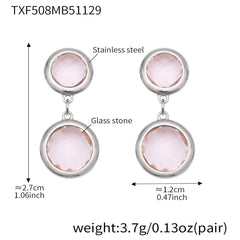 Round Stone Accent Bracelet or Earrings