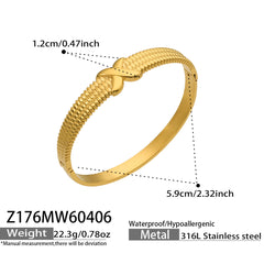 Horseshoe Clasp and Textured Bangle Designs
