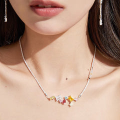Marielle Pavé Teardrop Pendant Necklace