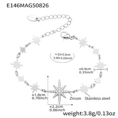 Starburst Ocean Charm or Layered Chain Jewelry