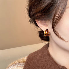 Nadine Vintage-Inspired Interlocking Stud Earrings
