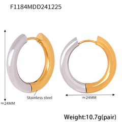 18K Gold-Plated Hoop and Pearl Earring Designs