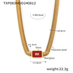 Geometric Inlay Necklace or Bracelet