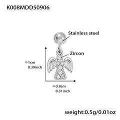 18K Gold-Plated Cubic Zirconia Charms and Chain Designs