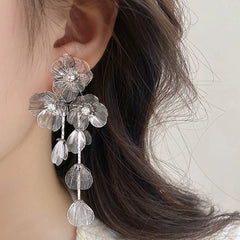 Nicolette Vintage-Inspired Floral Drop Earrings