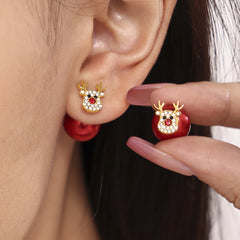 Holiday Tree and Reindeer Earring Designs