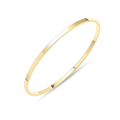 18K Gold-Plated Slim Bangle Bracelet