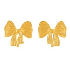 Bow Stud Earrings or Pendant Necklace
