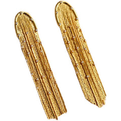 Daphne Vintage-Inspired Tassel Drop Earrings No. 087227