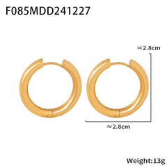 18K Gold-Plated Hoop and Pearl Earring Designs