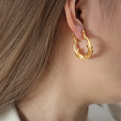 Dolphin Circle Earrings or Pendant Necklace