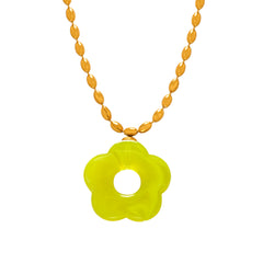 Color Resin Flower Pendant Jewelry