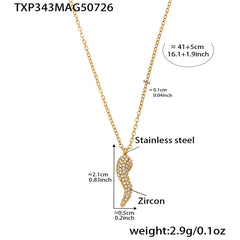 Bone & Chili Cubic Zirconia Necklace & Bracelet