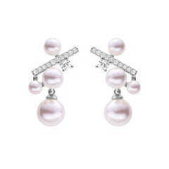Nadine Vintage-Inspired Pearl Grape Stud Earrings