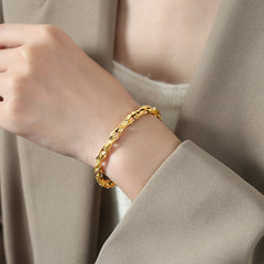Textured Link Chain Bracelet or Necklace
