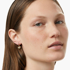 Daphne Vintage-Inspired Heart Stud Earrings No. 516347