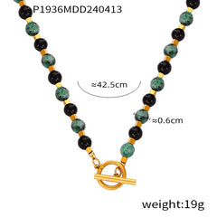 Agate and Tiger Eye Beaded Necklace Designs
