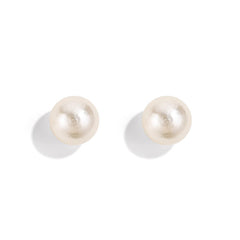 Nadine Vintage-Inspired Pearl Stud Earrings No. 495739