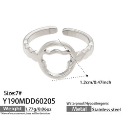Geometric Openwork Ring