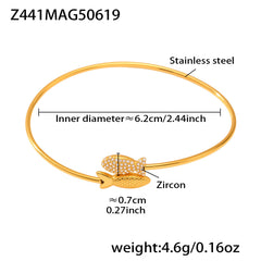 18K Gold-Plated Playful Cubic Zirconia Cuff Designs