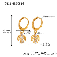 Sparkling Charm Hoop Earring Designs