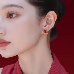 Nicolette Dainty Horse Stud Earrings