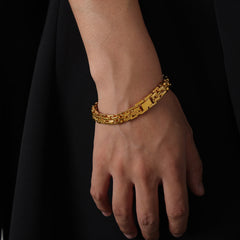 Men’s Textured Link Bracelet