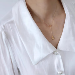 Nadine Vintage-Inspired Teardrop Necklace