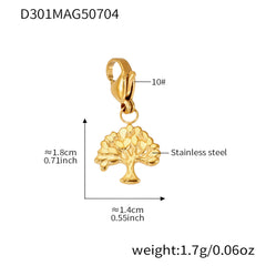 Sculptural Jewelry Pendant Charm