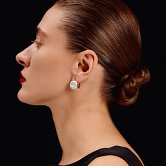 Nicolette Brushed Starburst Stud Earrings