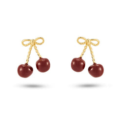 Nicolette Bow Stud Earrings