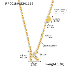 Cubic Zirconia Initial Jewelry Collection