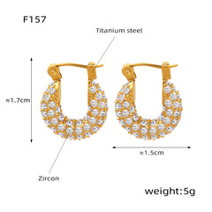 Stone-Set Statement Hoop Earring Collection