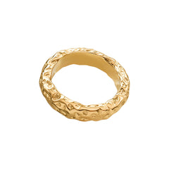 Hammered Textured Band Ring