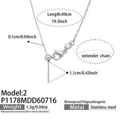 18K Gold-Plated Initial Charms and Chain Designs